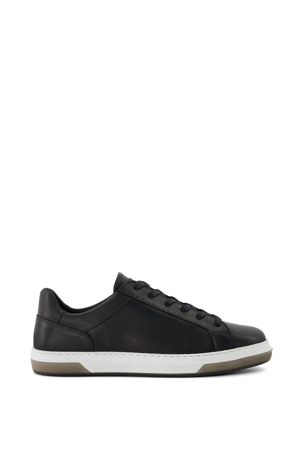 

Кроссовки 'Tie' Leather Trainers Dune London, черный