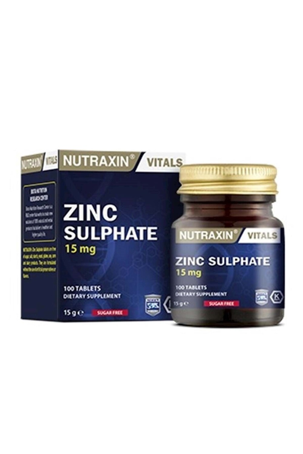 

Nutraxin Vitals Zinc 15 мг 100 таблеток (таблетка с цинком)