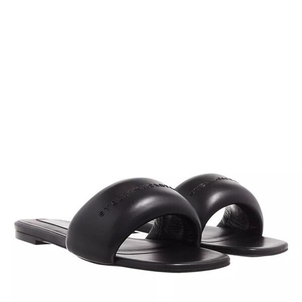 

Сандалии sandals slides with logo Stella Mccartney, черный