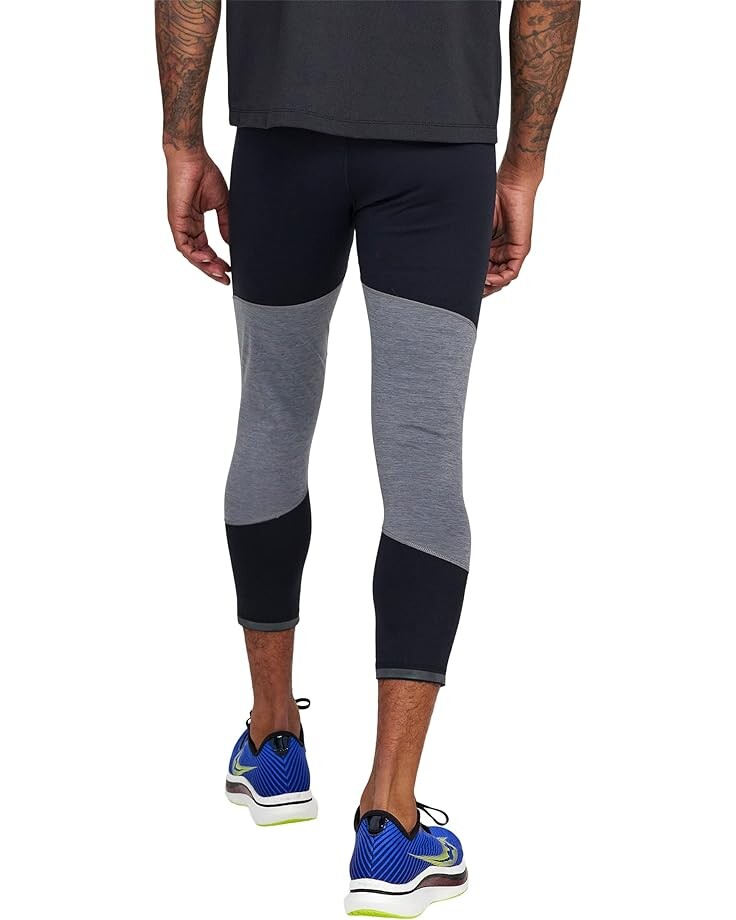 

Брюки Saucony Time Trial Crop Tights, цвет Dark Grey Heather