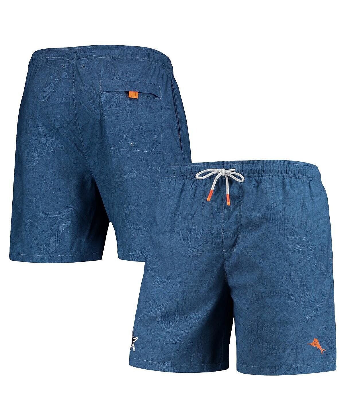 

Мужские темно-синие плавки Dallas Cowboys Naples с многослойными листьями Tommy Bahama