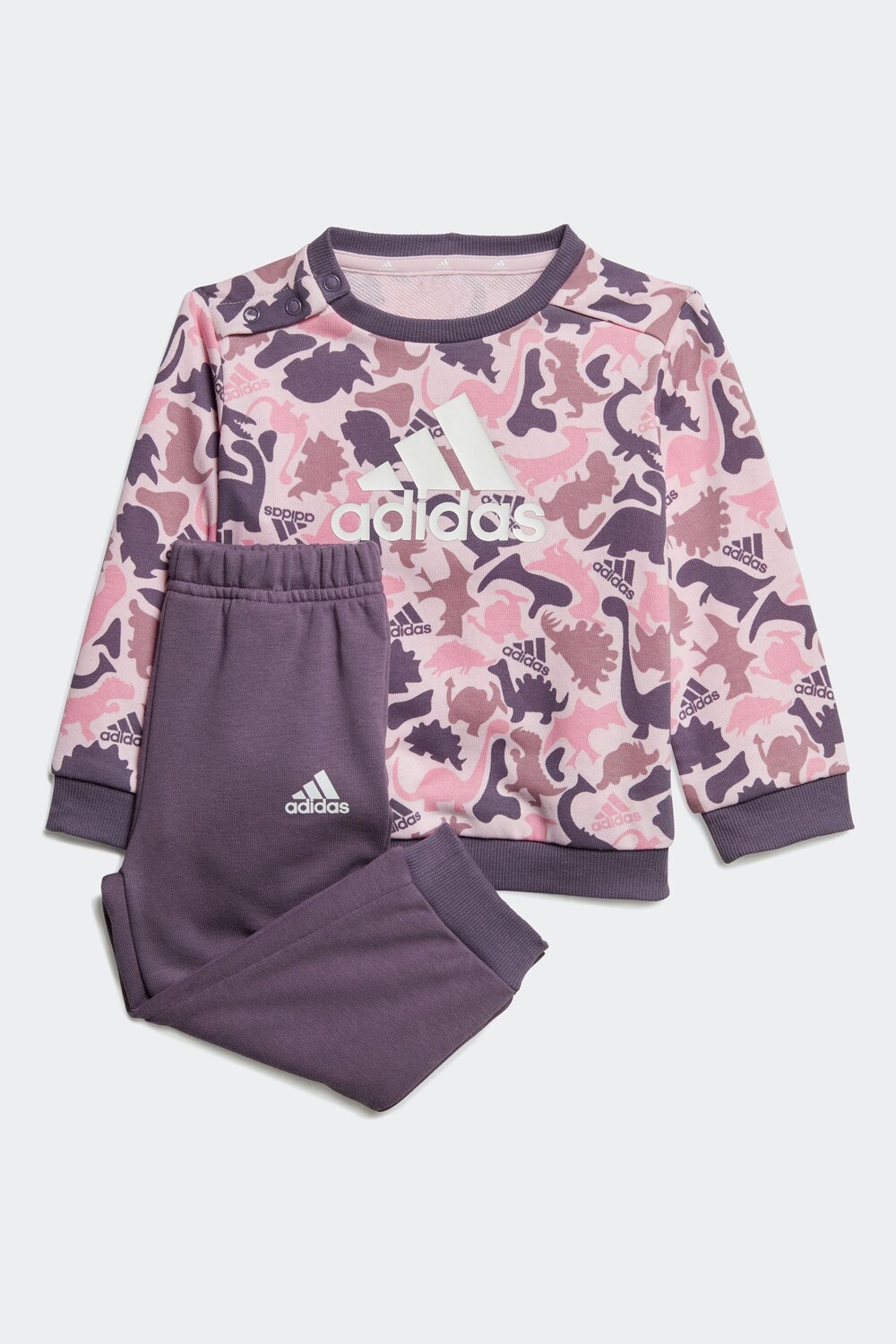 

Детский спортивный костюм Infant Essentials с принтом по всей поверхности adidas, розовый