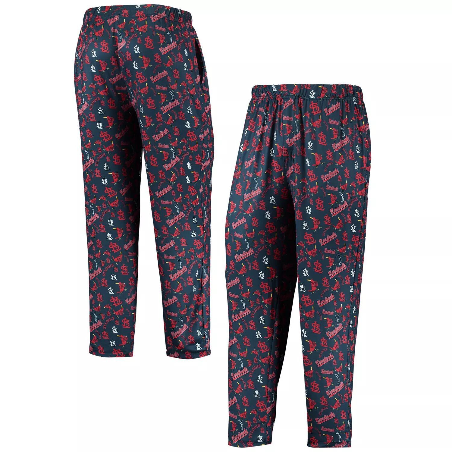 

Мужские пижамные штаны темно-синего цвета FOCO St. Louis Cardinals Cooperstown Collection с повторами