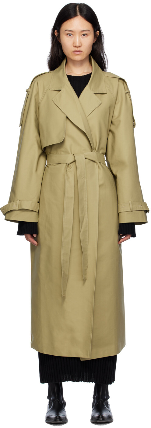 

Хаки Тренч Suzanne The Frankie Shop
