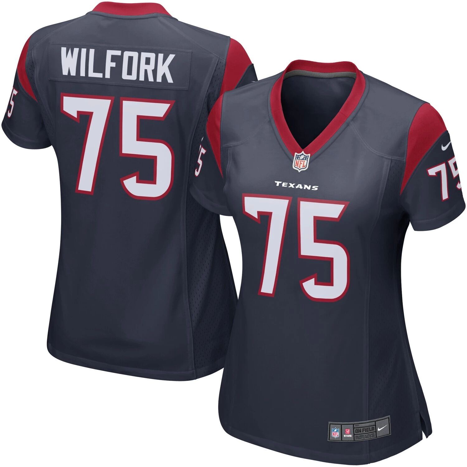 

Женское темно-синее джерси Nike Vince Wilfork Houston Texans Game Nike, Синий