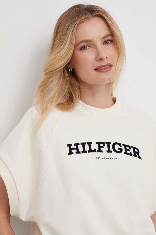 

Хлопковая толстовка Tommy Hilfiger, бежевый