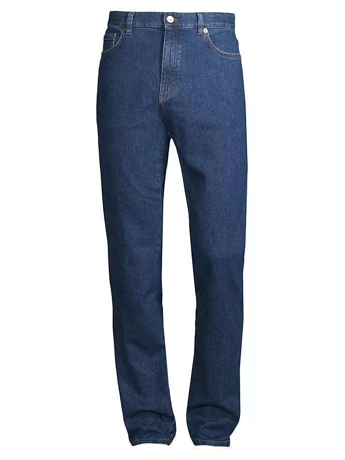 

Джинсы с пятью карманами Zegna, синий