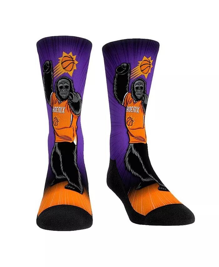 

Мужские и женские носки Phoenix Suns Mascot Pump Up Crew Socks Rock 'Em, мультиколор