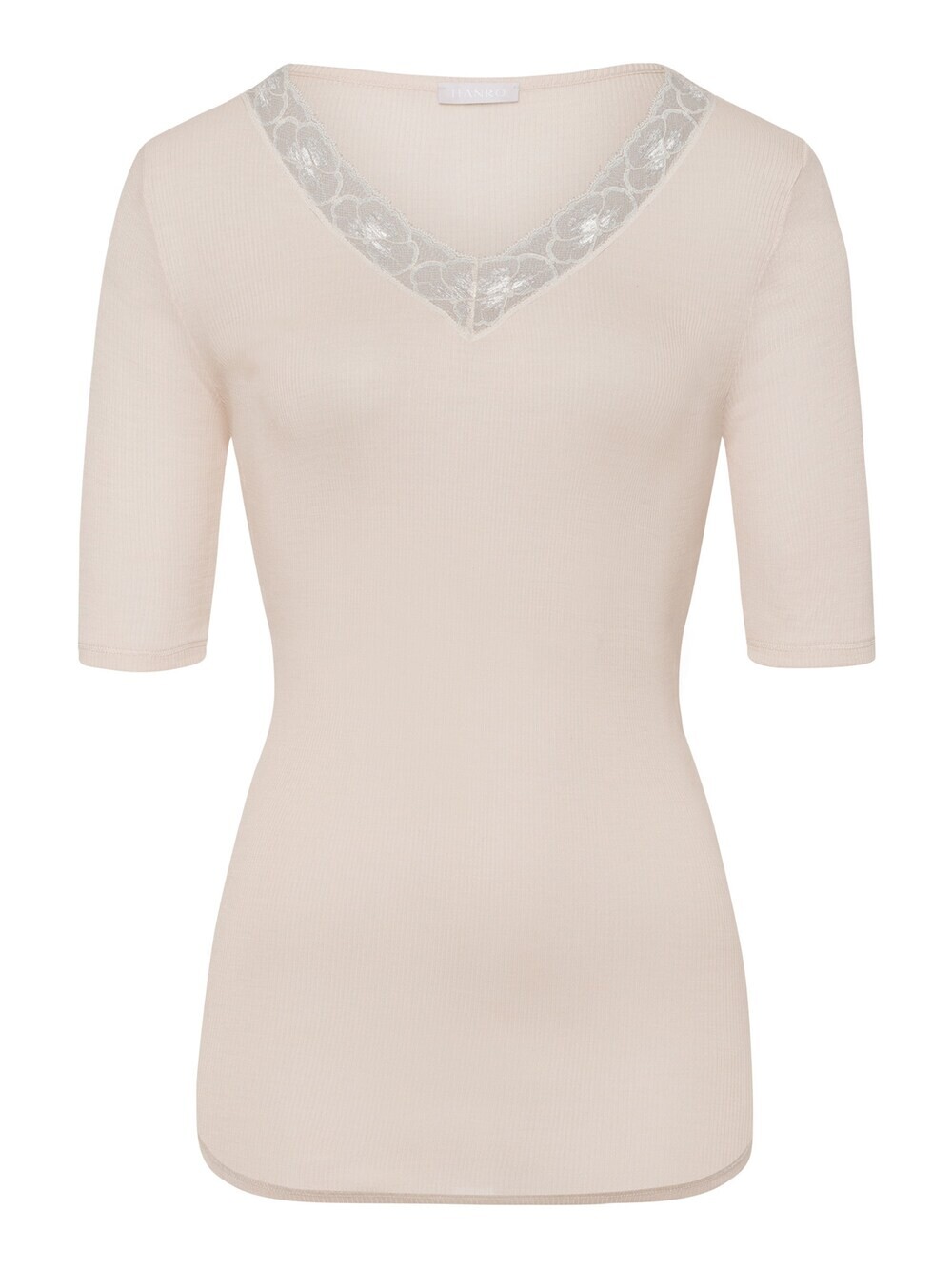 

Майка Hanro Woolen Lace, светло-розовый