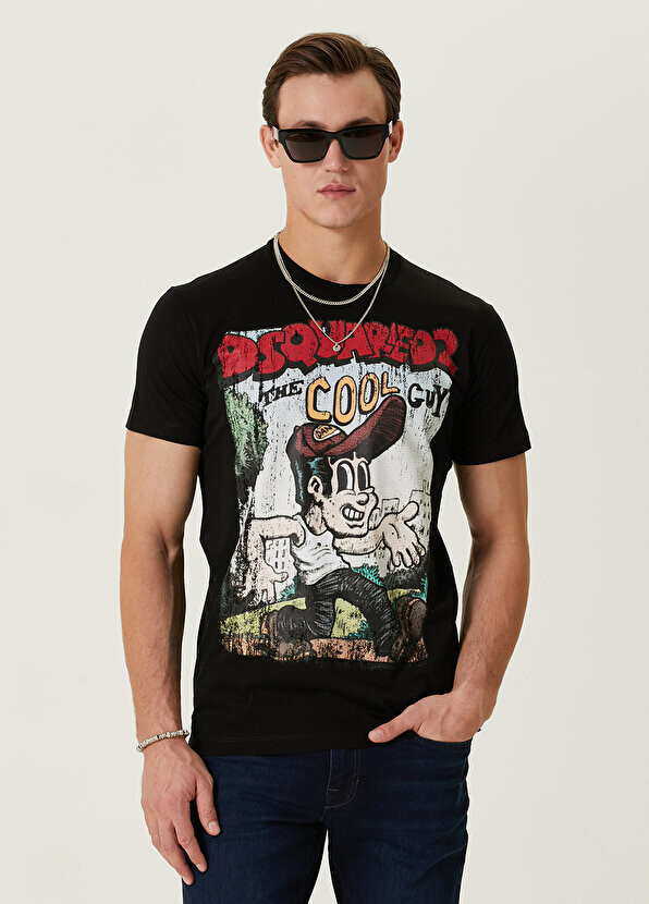 

Белая футболка узкого кроя сигаретного цвета Dsquared2, Белый