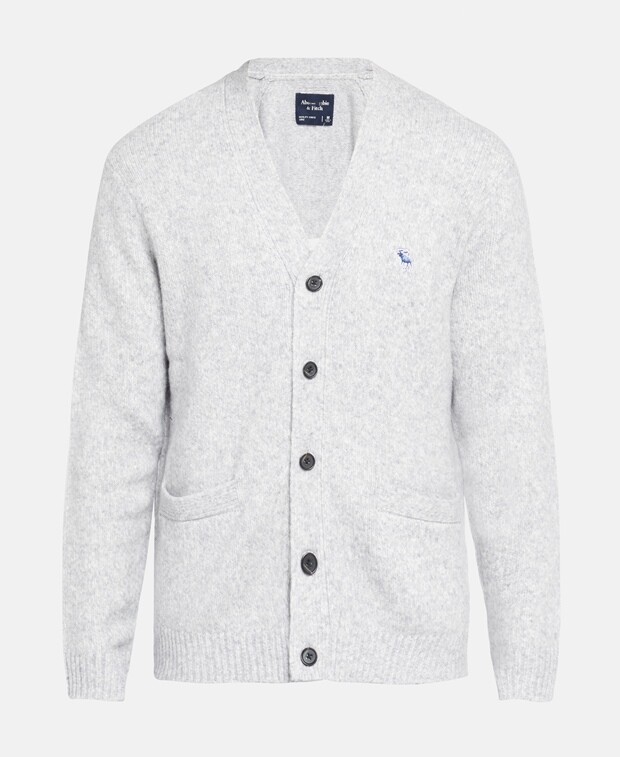 

Кардиган Abercrombie & Fitch, темно-серый