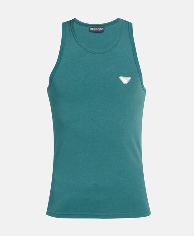 

Майка Emporio Armani, синий