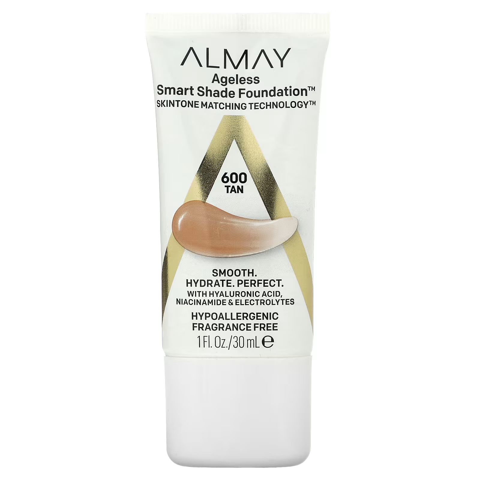 

Тональная основа Ageless Smart Shade, оттенок 600 Tan, 1 жидкая унция (30 мл) Almay