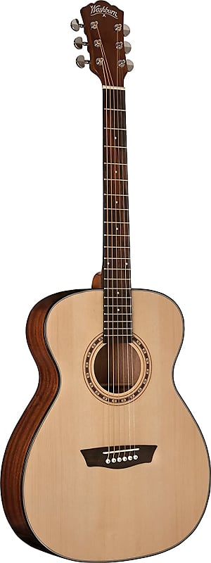 цена Акустическая гитара Washburn Folk Acoustic Guitar Apprentice Series - Natural