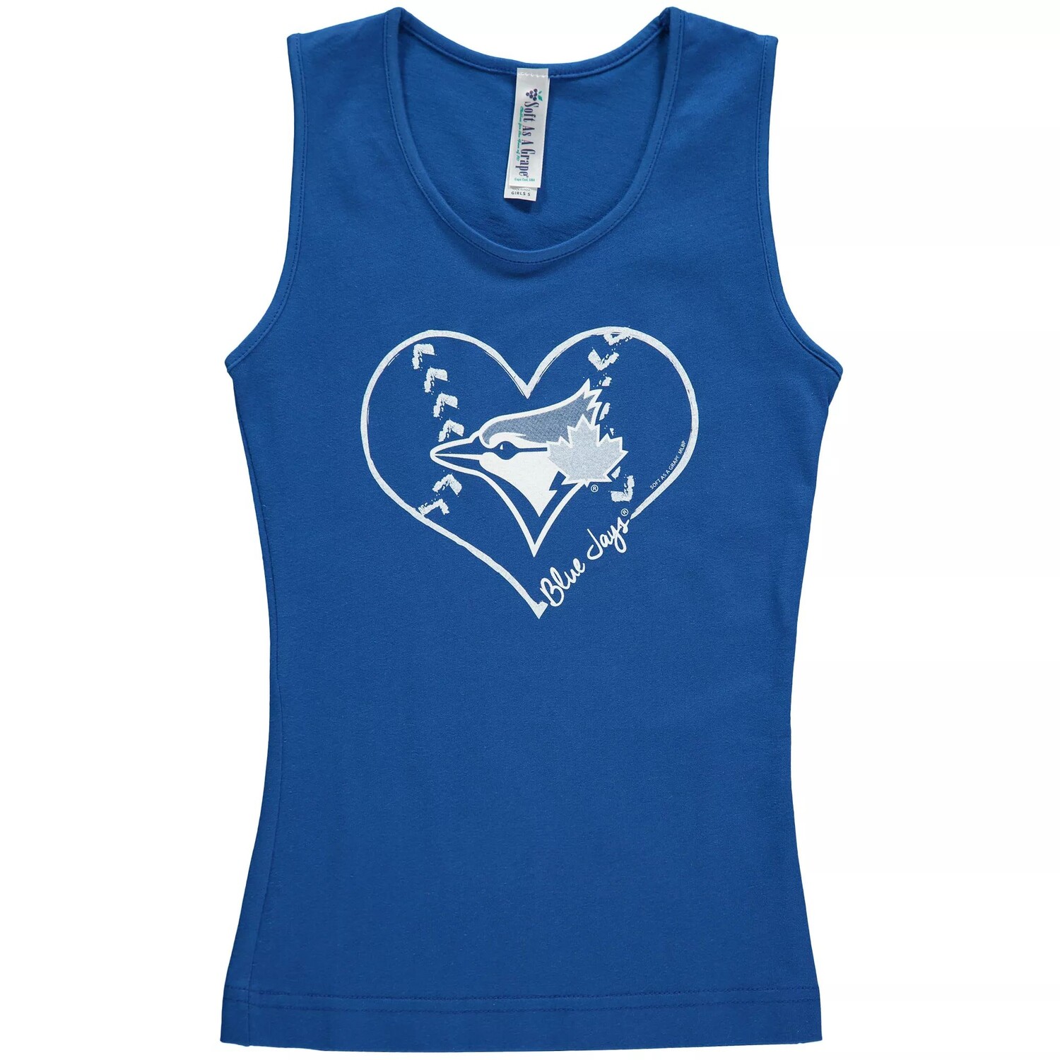 

Мягкая, как виноград, хлопковая майка для девочек Royal Toronto Blue Jays Unbranded