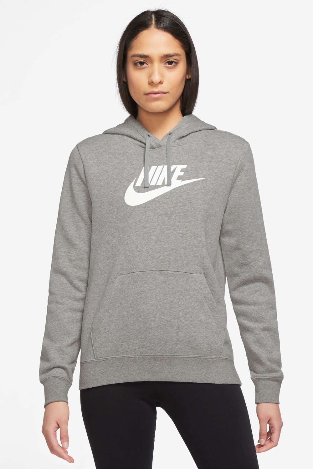 

Флисовая толстовка Club с логотипом Nike, серый