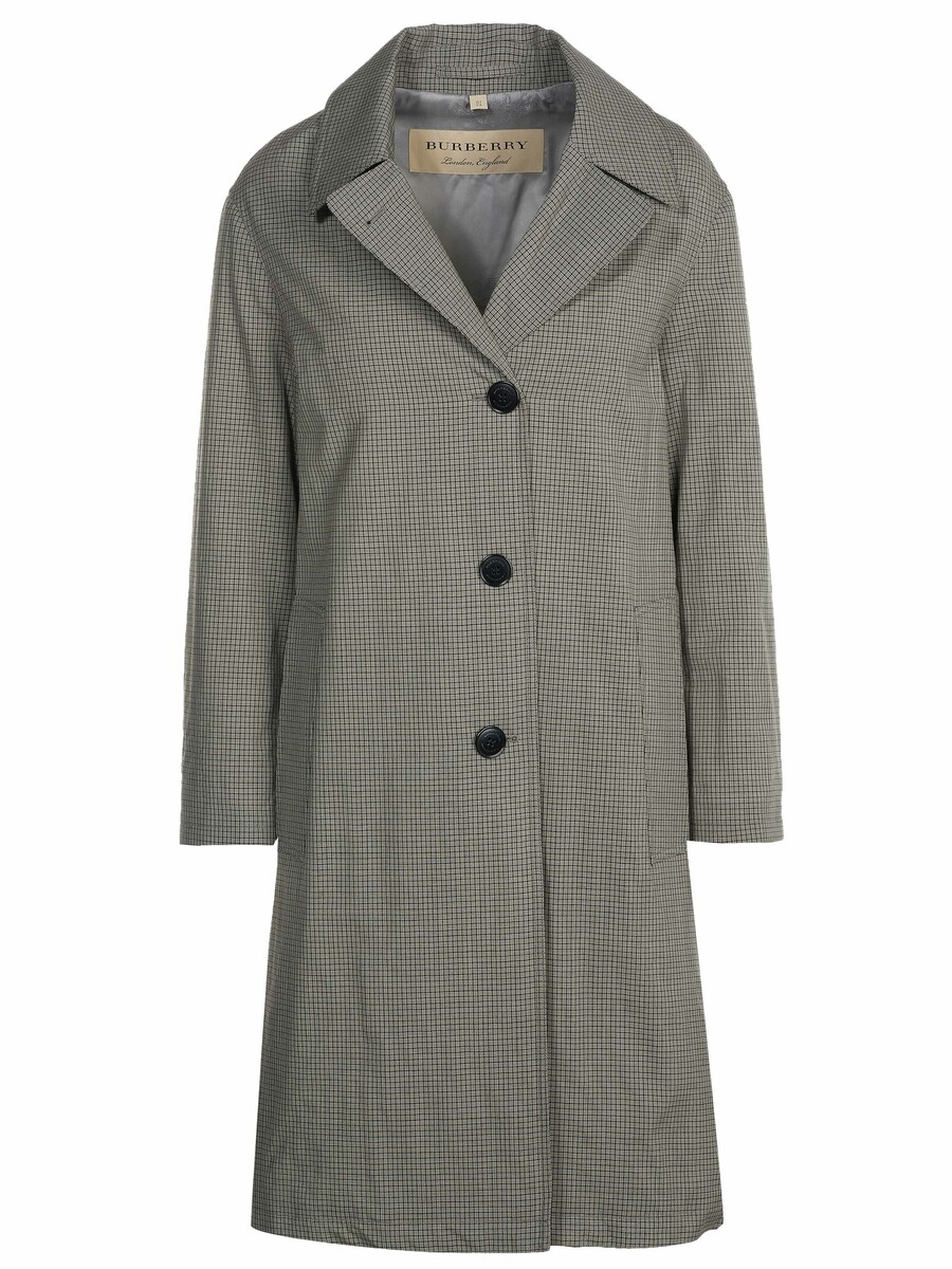 

Пальто Burberry, серо-коричневый
