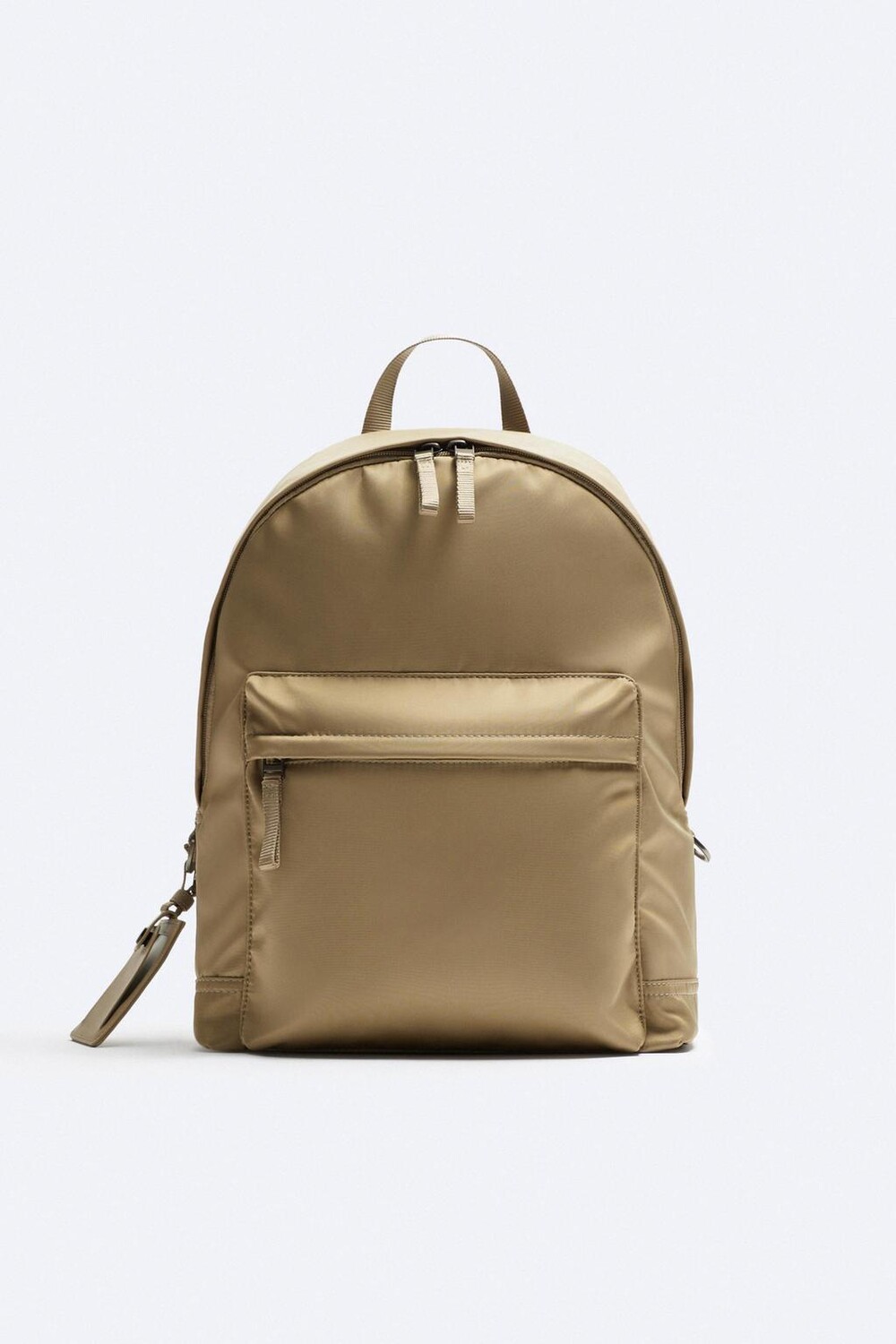 

Нейлоновый рюкзак ZARA, песочно-коричневый