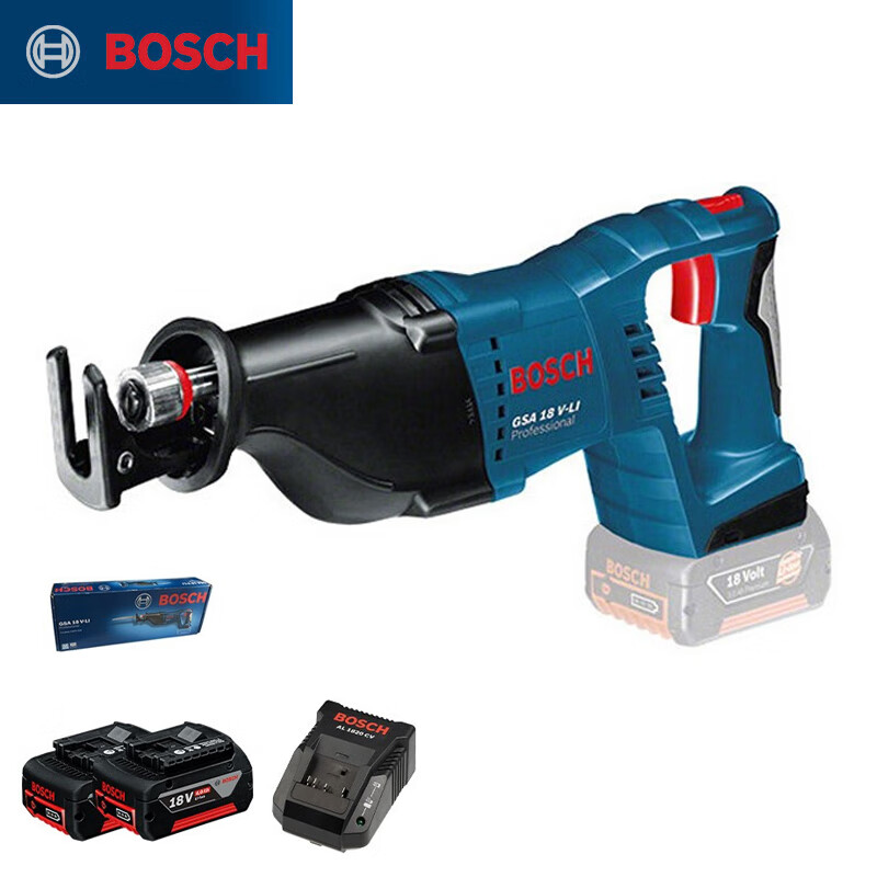 Сабельная пила Bosch GSA18V-Li + два аккумулятора 4.0Ah