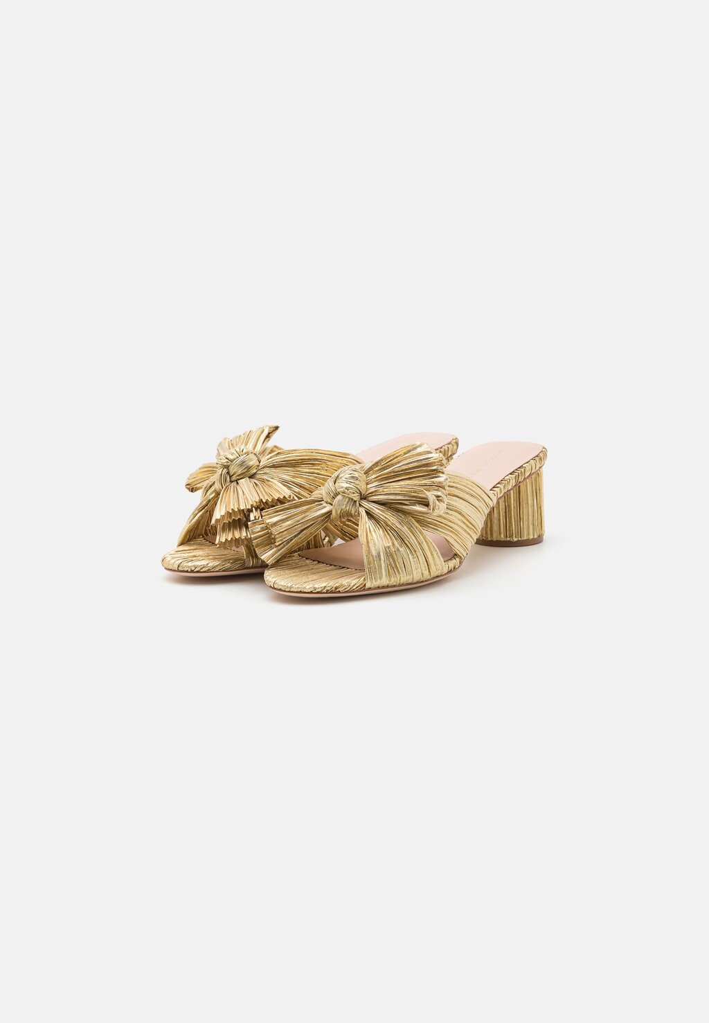 

Мюли EMILIA PLEATED KNOT MULE Loeffler Randall, золото