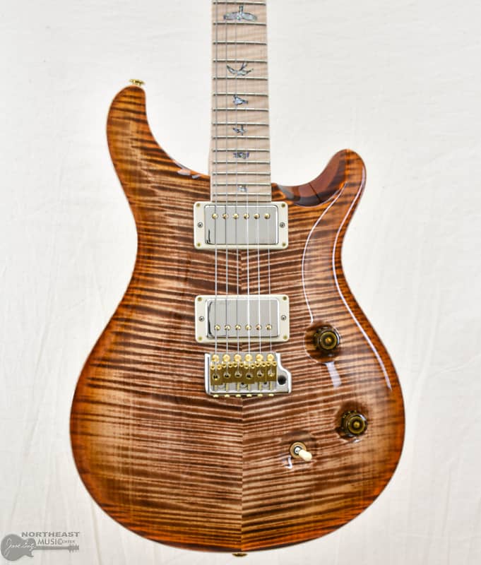 Электрогитара PRS Guitars Wood Library Custom 24 Fatback - Autumn Sky 10 Top электрогитара prs wood library custom 24 burnt maple leaf 0380486