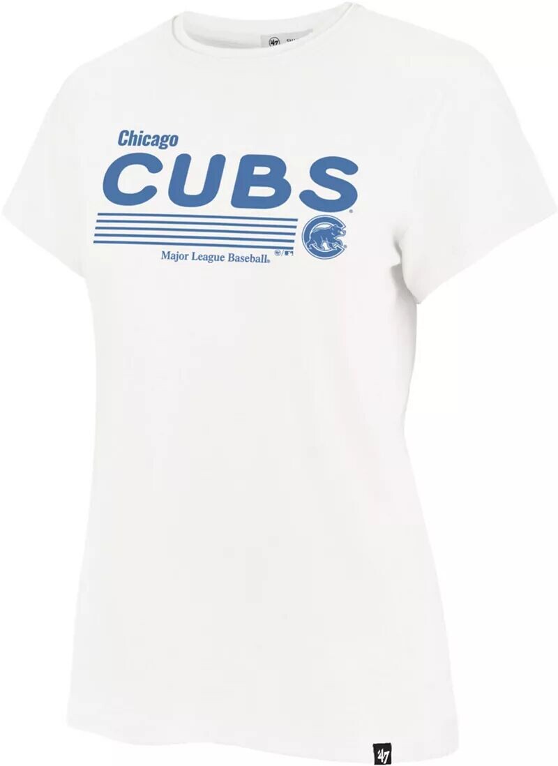

Женская белая футболка Chicago Cubs '47 Harmonize Franklin
