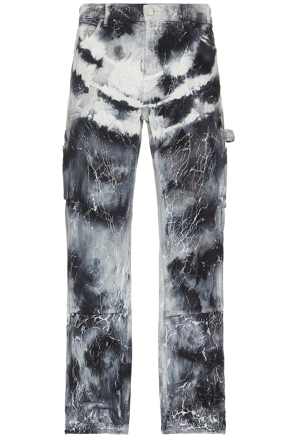 

Джинсы Amiri Cracked Tie Dye Carpenter, цвет Black Od