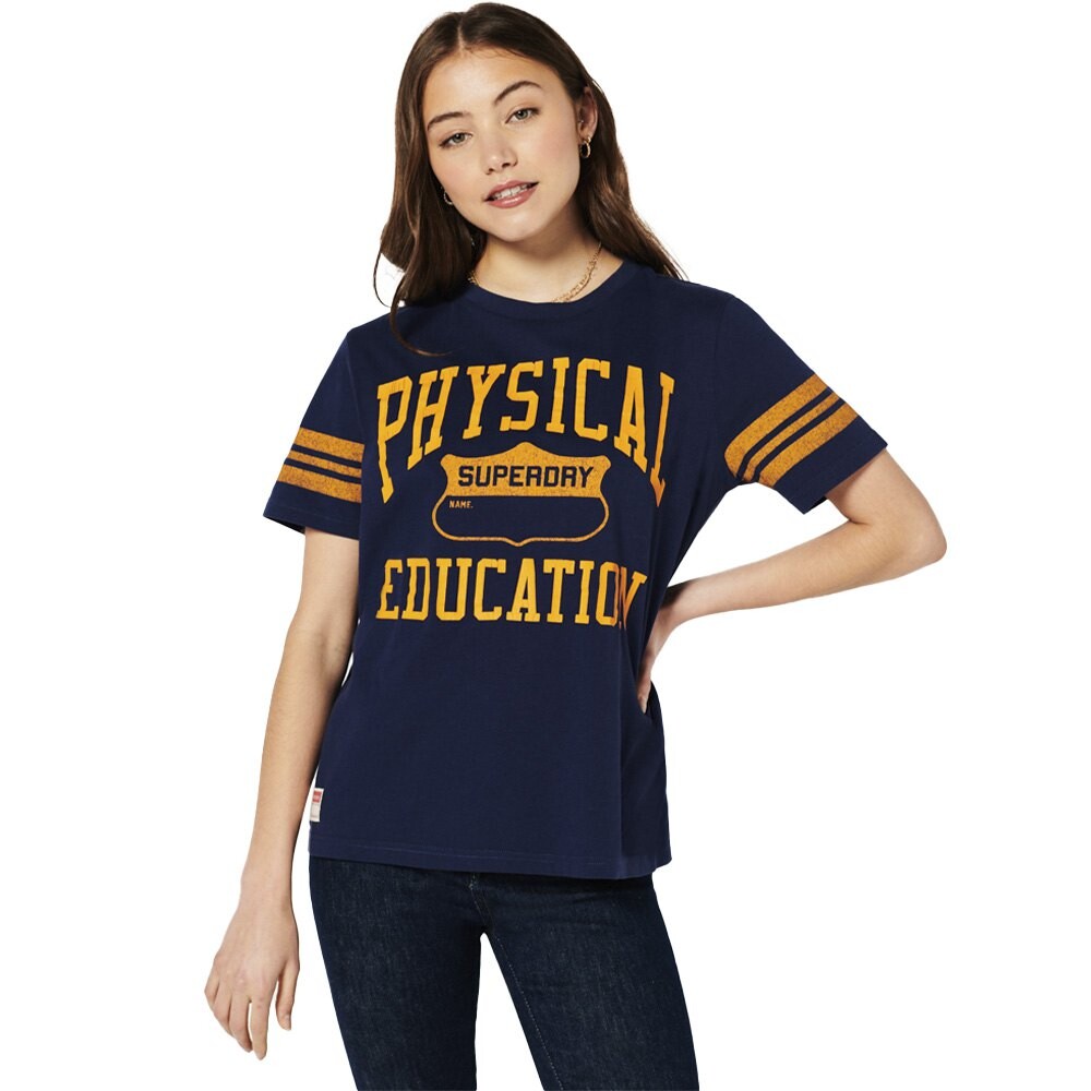 

Футболка Superdry Vintage Athletic Stripe, синий