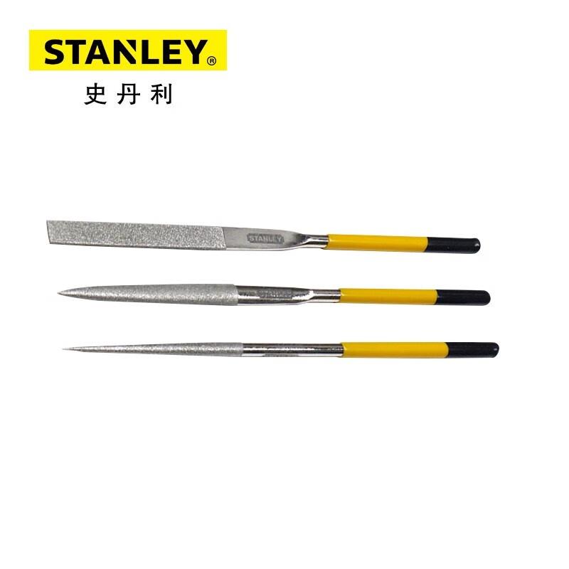 STANLEY 22-321-23 Набор алмазных надфилей, 3 шт., 3х140 мм.