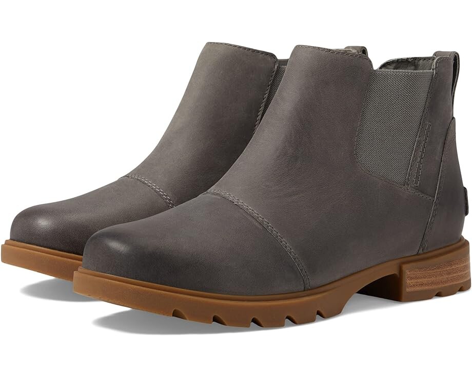 

Ботинки SOREL Emelie III Chelsea Waterproof, цвет Quarry/Gum 2