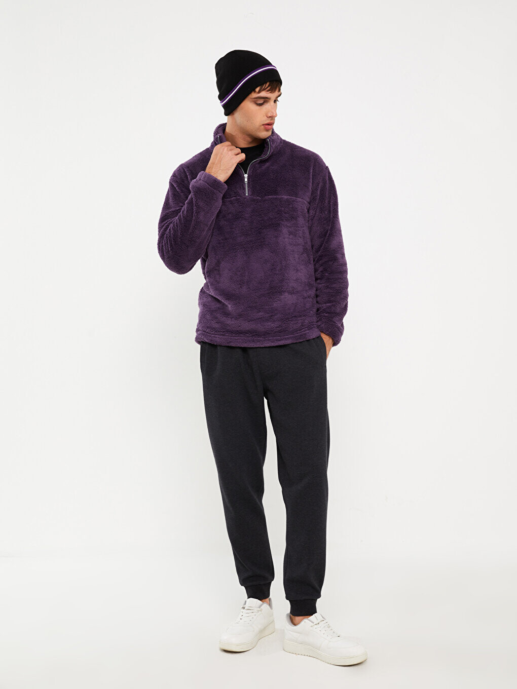 

Мужские спортивные штаны Slim Fit для джоггеров LCW Casual, антрацит меланж