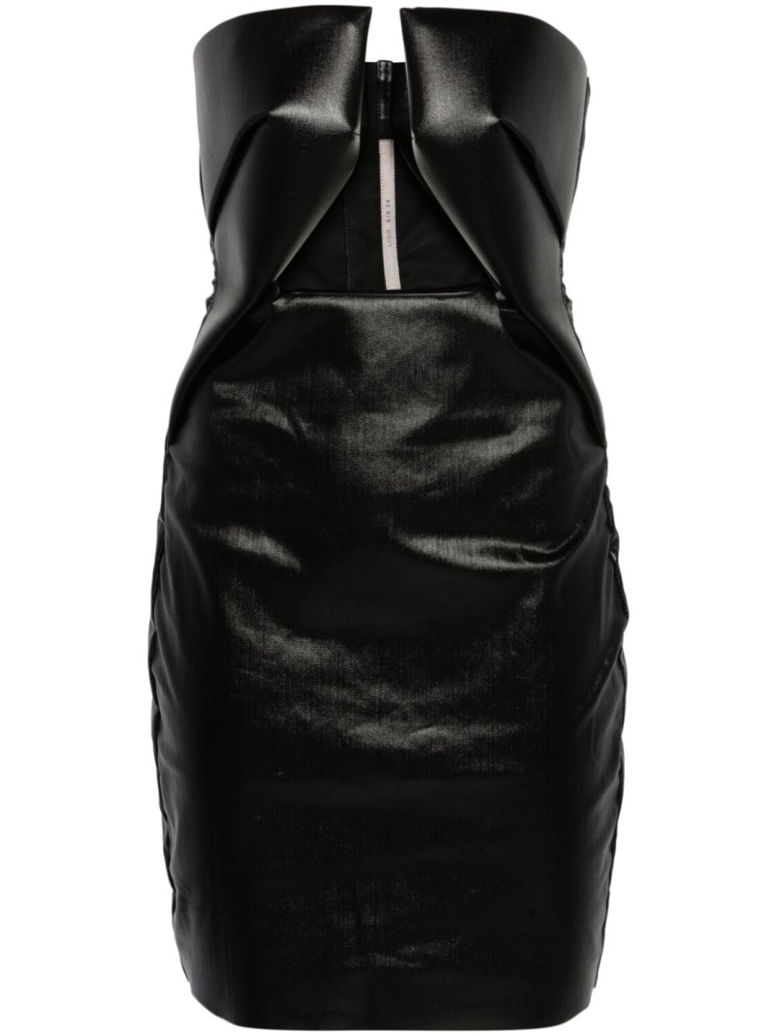 

Rick Owens платье мини без бретелей, черный