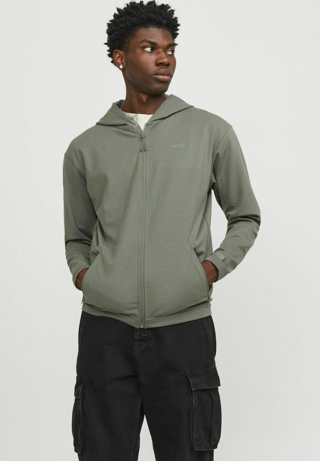 

Толстовка на молнии Jack & Jones, зеленый