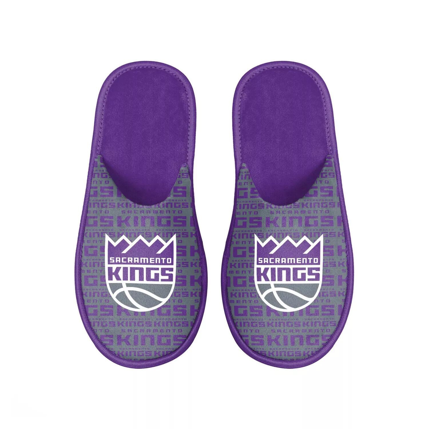 

Мужские шлепанцы с логотипом FOCO Sacramento Kings Scuff
