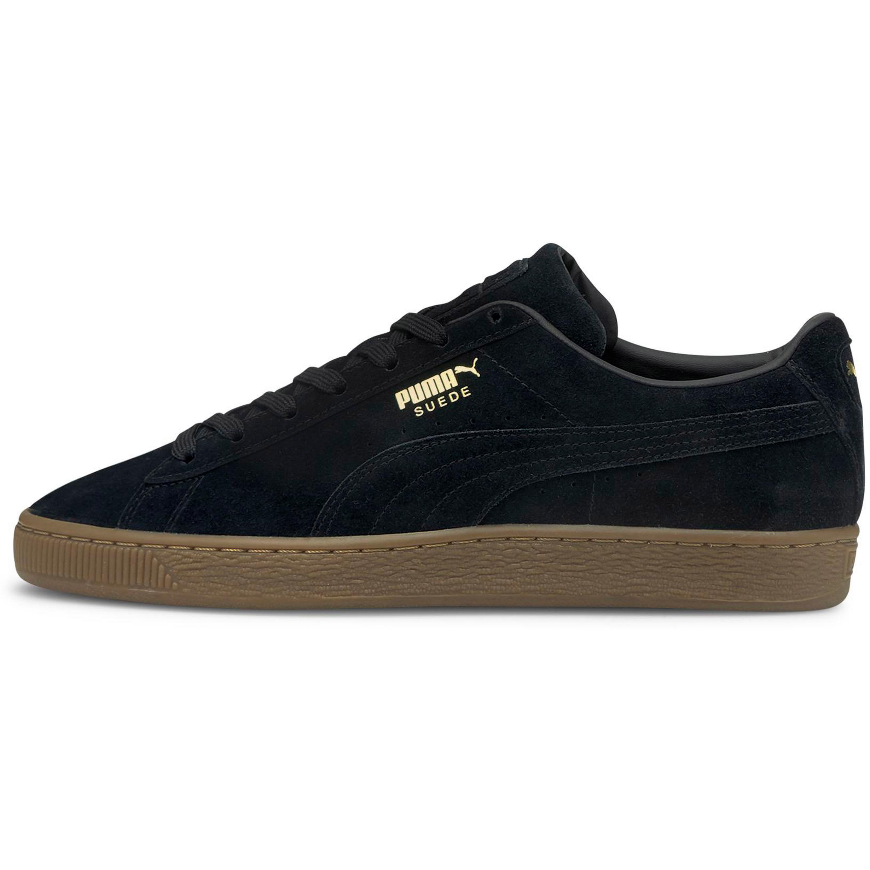 

Низкие кроссовки Puma Suede, цвет puma black gum