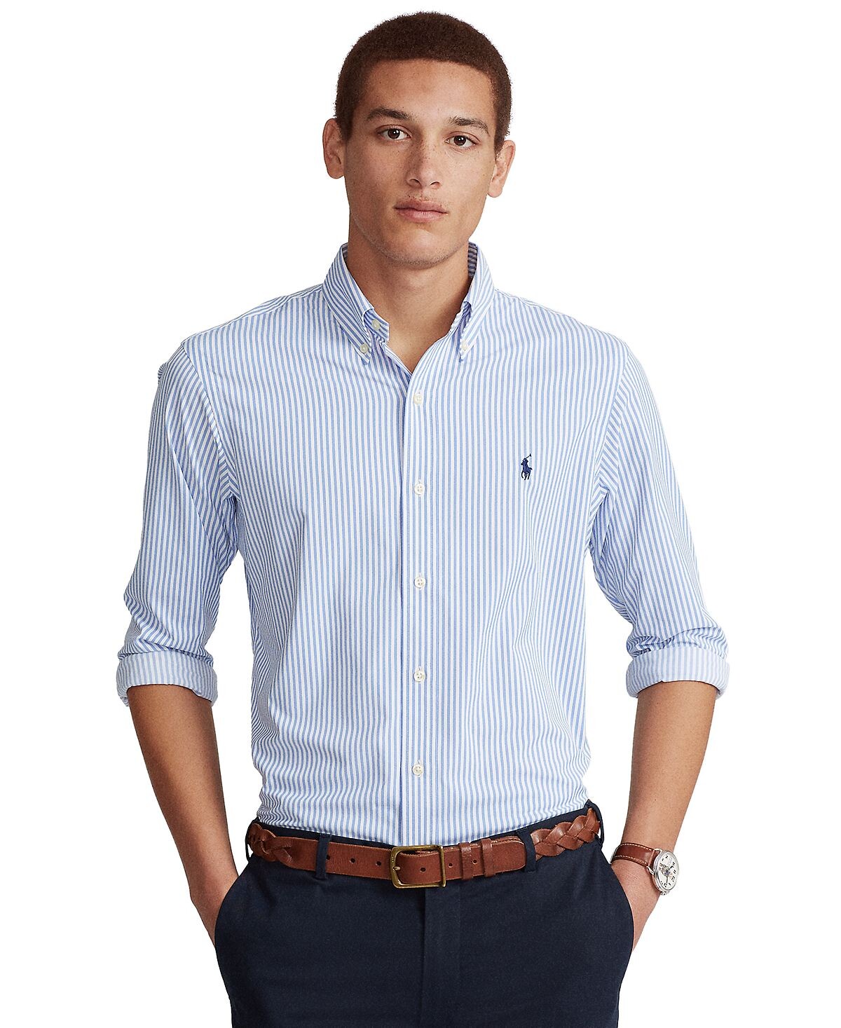 

Мужская рубашка классического кроя в полоску Polo Ralph Lauren
