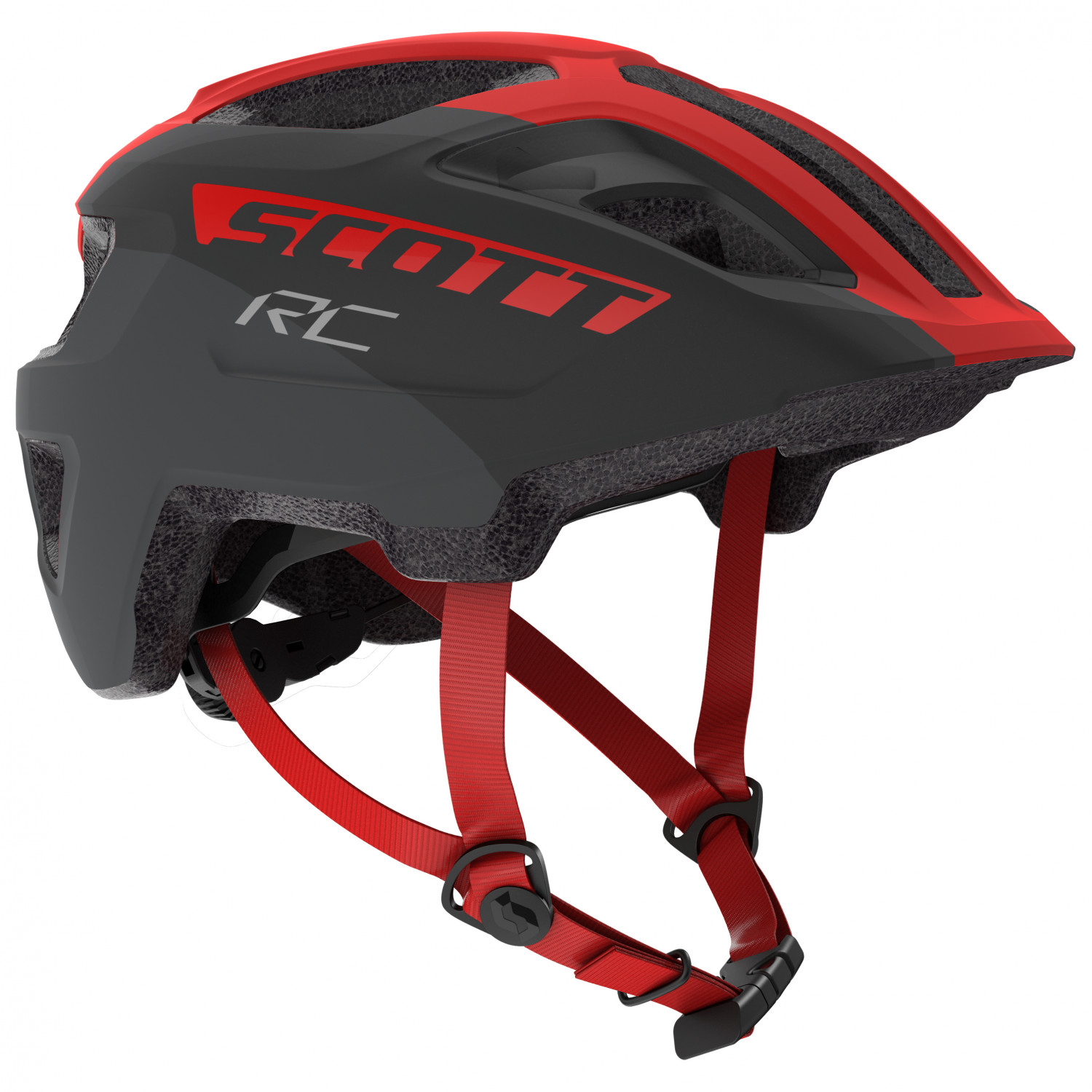 Велосипедный шлем Scott Kid's Helmet Spunto (CE) Junior, цвет Grey/Red RC шлем scott spunto kid ce atlantic blue