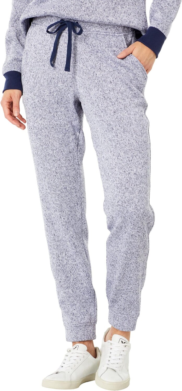 

Легкие флисовые брюки-свитер L.L.Bean, цвет Bright Navy Heather