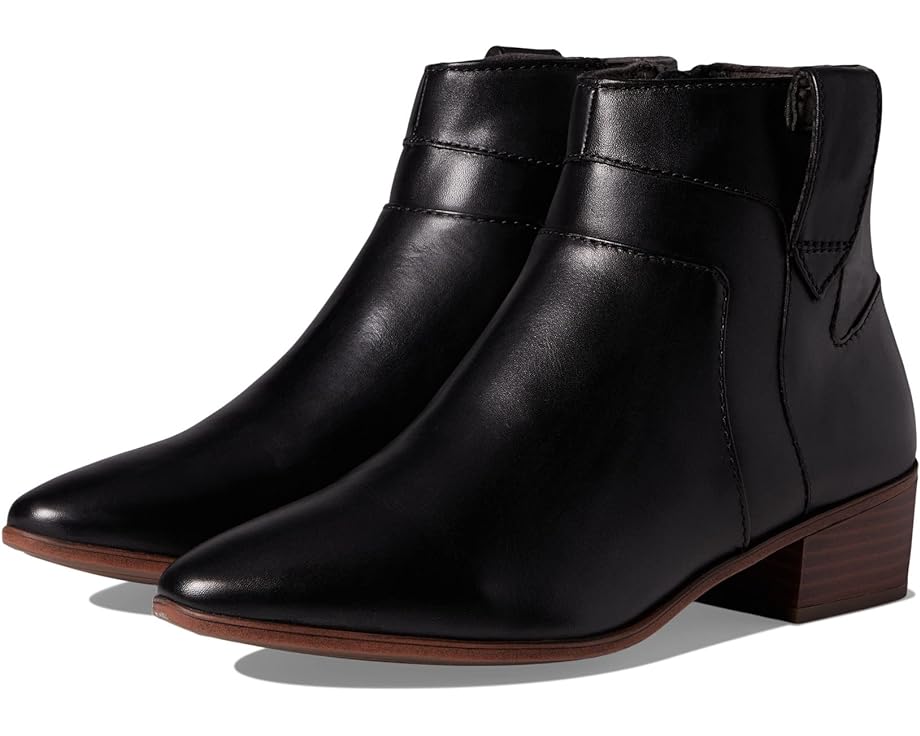 Ботинки Rockport Geovana Layered Boot, цвет Black Leather Waterproof
