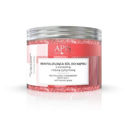 

APIS Cranberry Vitality Восстанавливающая соль для ванн с клюквой и лемонграссом 650г
