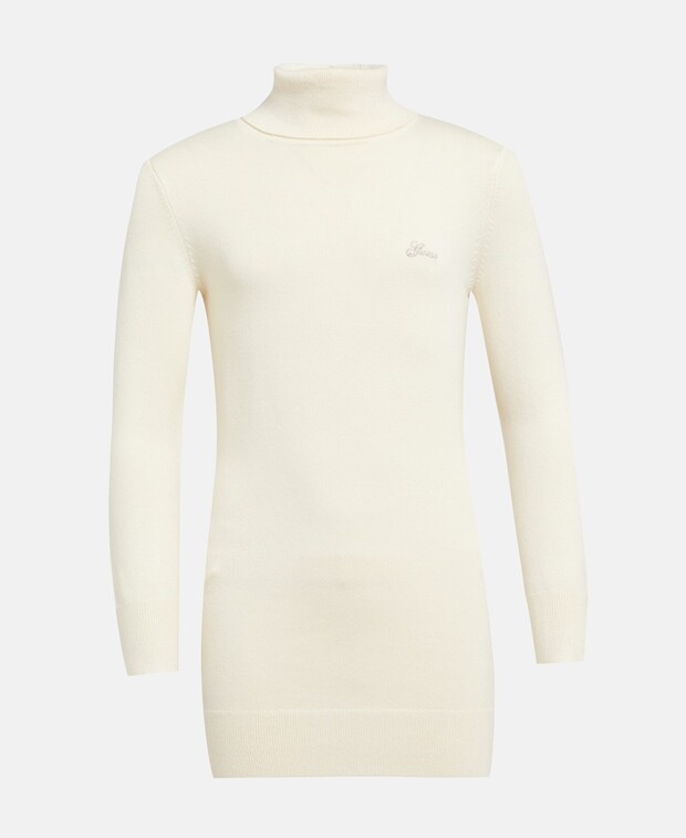 

Пуловер с высоким воротником Guess, цвет Wool White