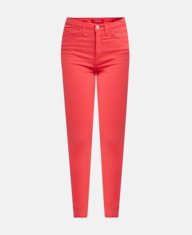 

Джинсы скинни Guess, розовый