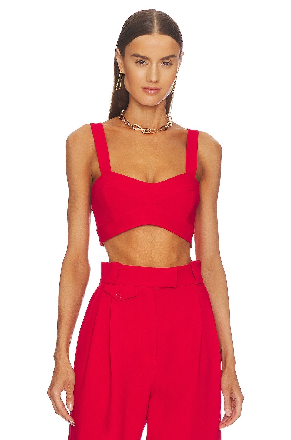 

Бралетт Shona Joy Irena Panelled, цвет Roma Red