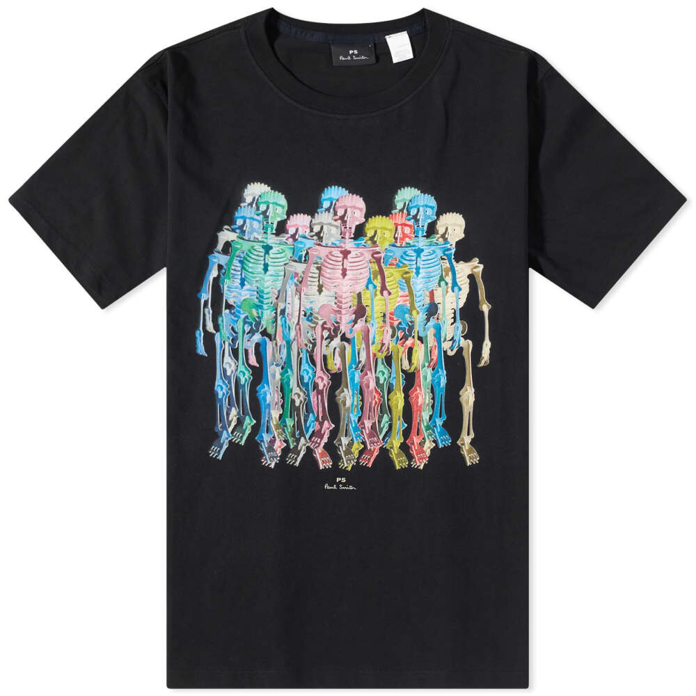 

Футболка со скелетом Paul Smith, черный