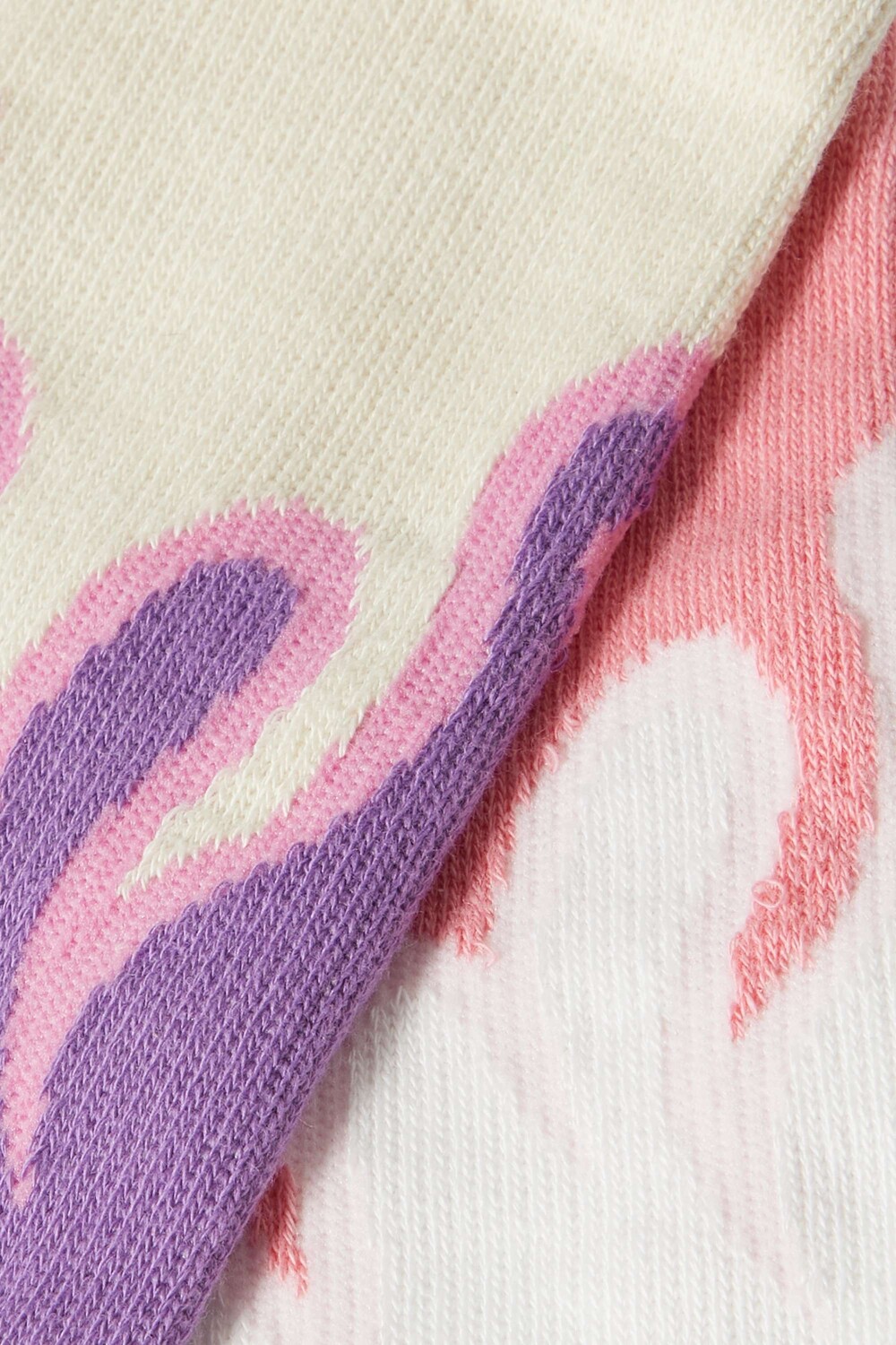 

SOCKSSS Набор из двух носков интарсия из смесового хлопка, розовый