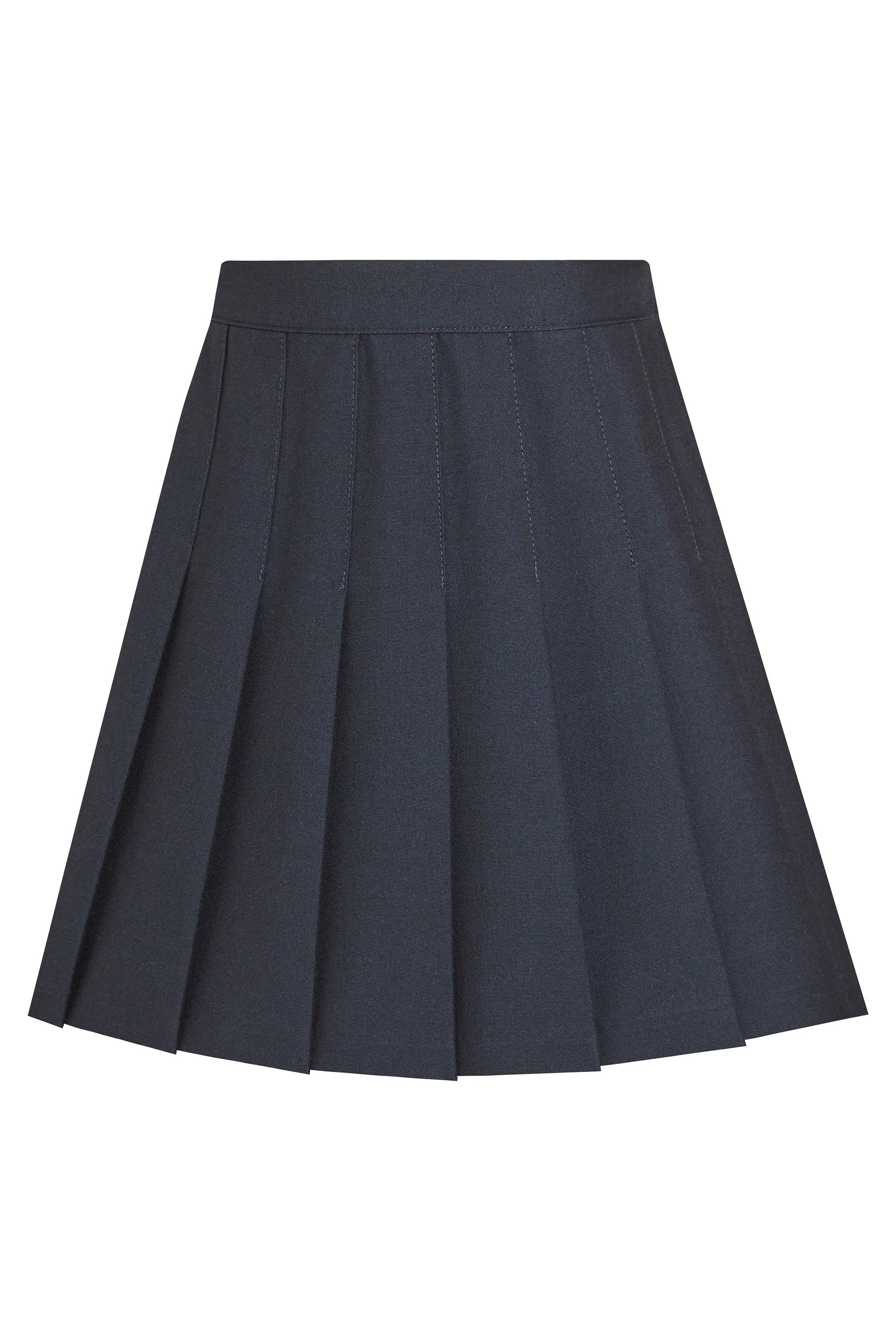 Плиссированная школьная юбка David Luke, темно-синий школьная юбка полусолнце стильные непоседы плиссированная с поясом на резинке мини размер 140 68 60 серый