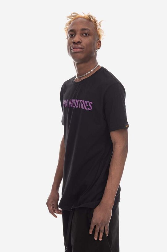 

Хлопковая футболка RBF Moto T 116512 682 Alpha Industries, темно-синий