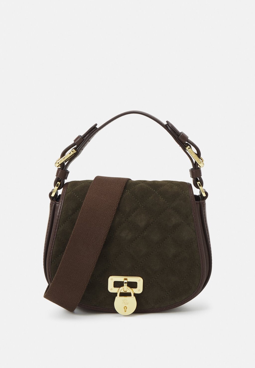 

Сумка Lauren Ralph Lauren TANNER CROSSBODY MEDIUM, цвет dark olive/chestnut brown