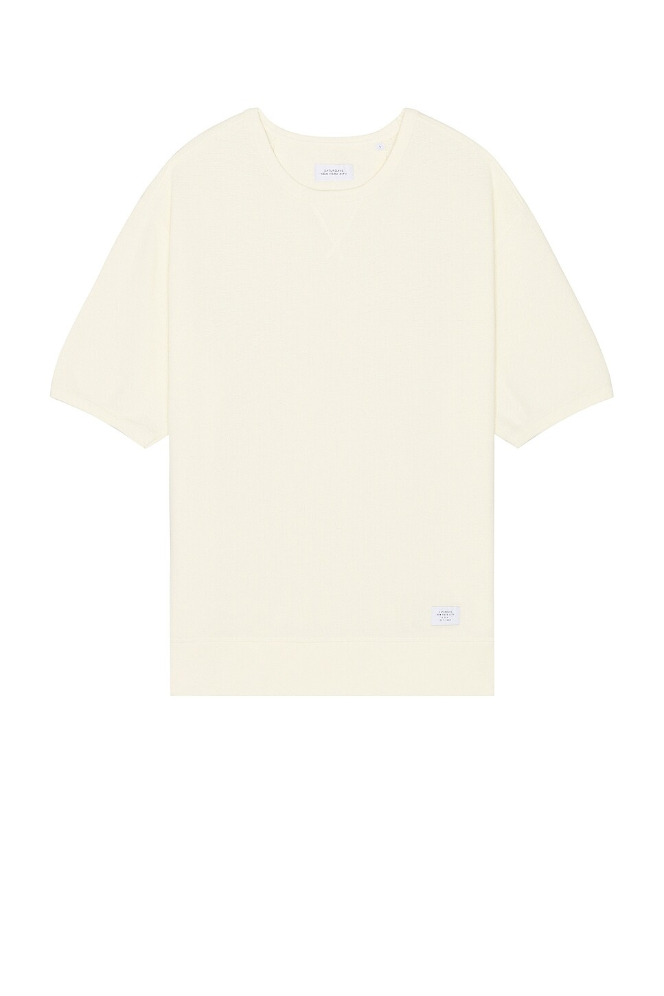 

Эллиот Пике Свитер Saturdays Nyc, цвет Antique White