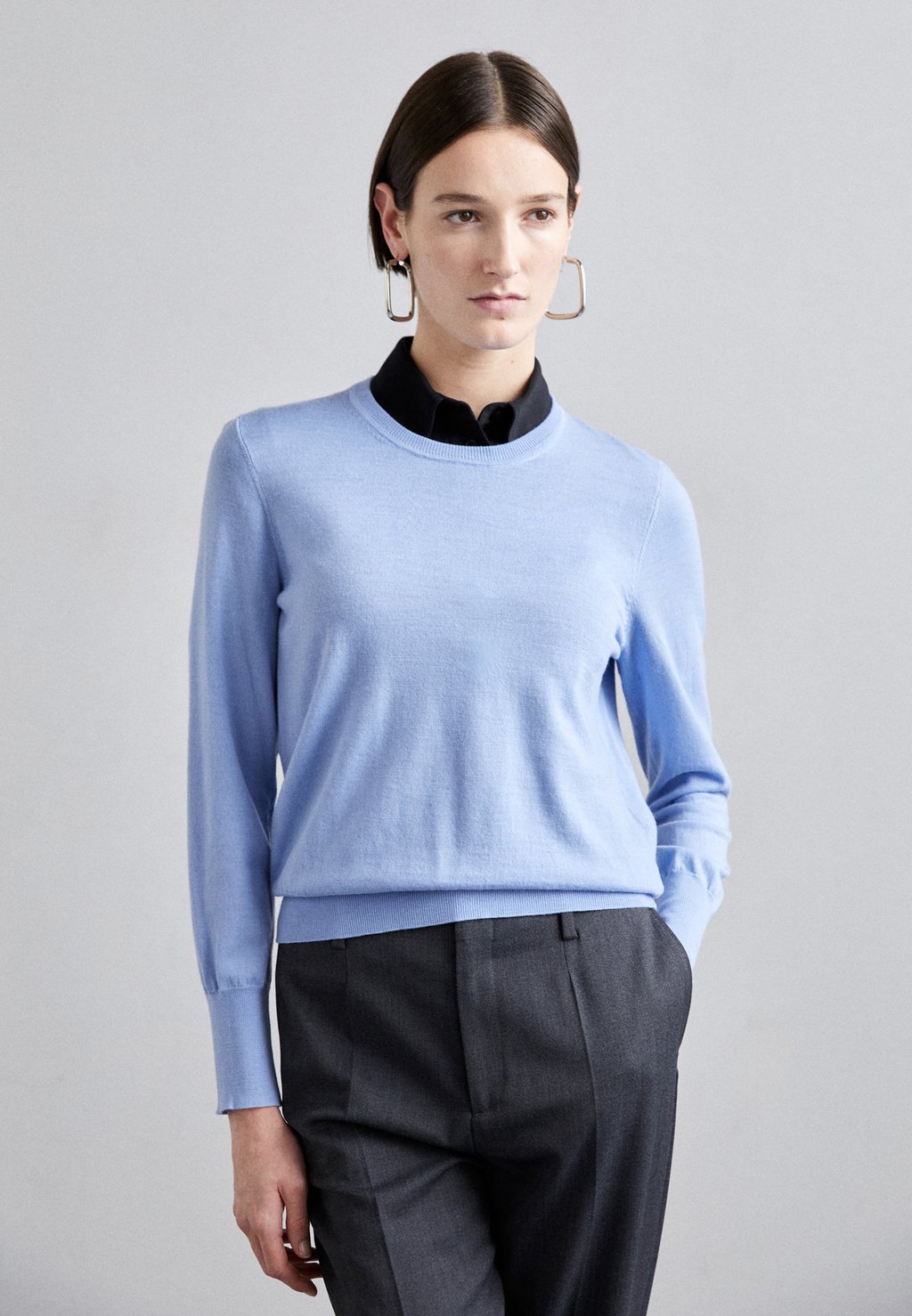 Свитер Rneck Filippa K, цвет sky blue вязаный свитер filippa k цвет black